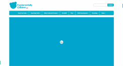 Desktop Screenshot of fundamentallychildren.com