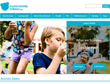 Tablet Screenshot of fundamentallychildren.com